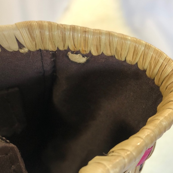 Straw beach bag/purse - Picture 4 of 8